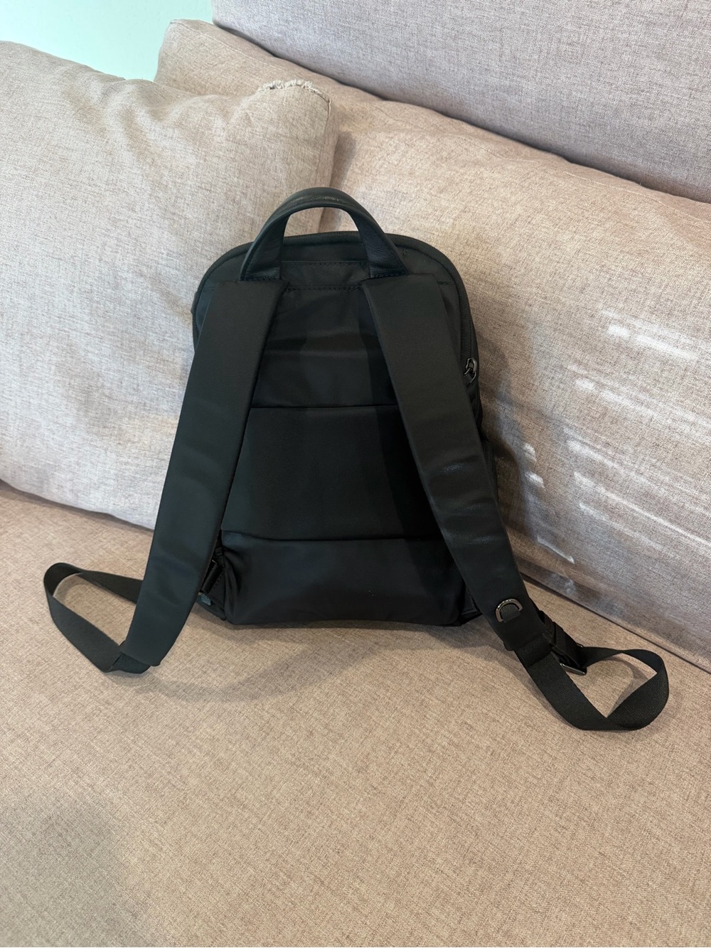 Tumi Celina (Medium) Black Nylon Travel Backpack with Gunmetal Hardware - Picture 10 of 12